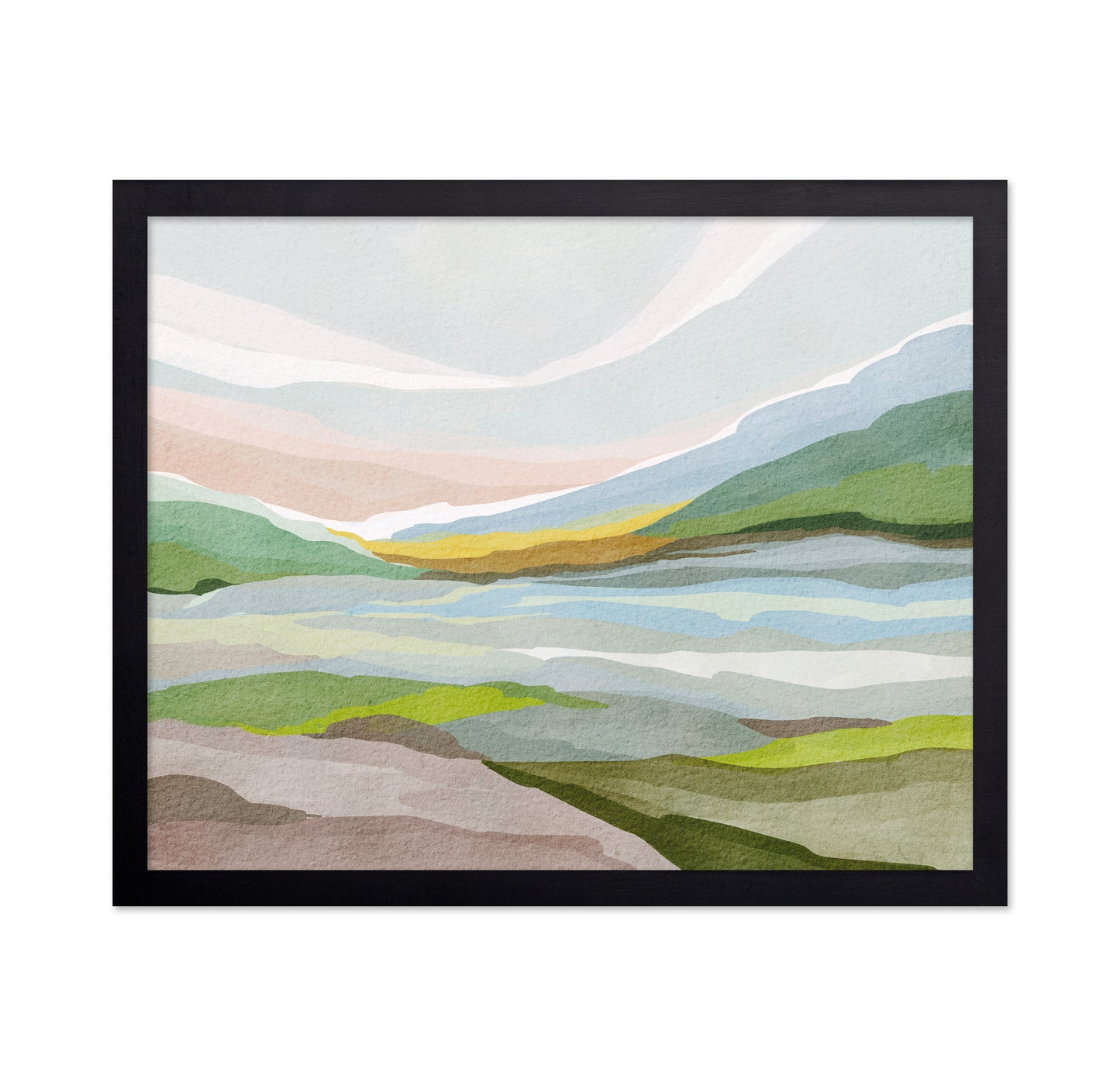 Layered Mountain Horizon