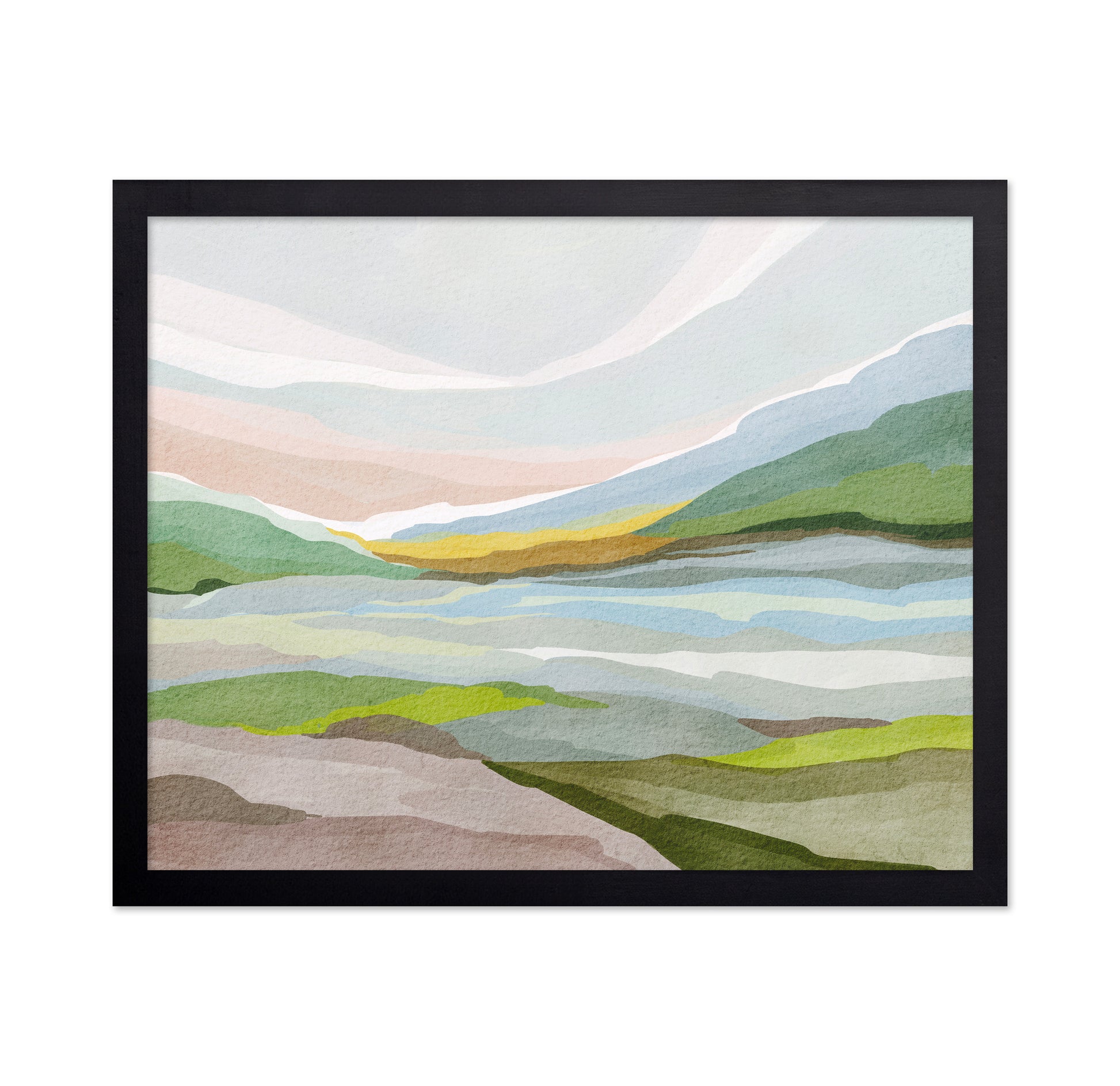 Layered Mountain Horizon