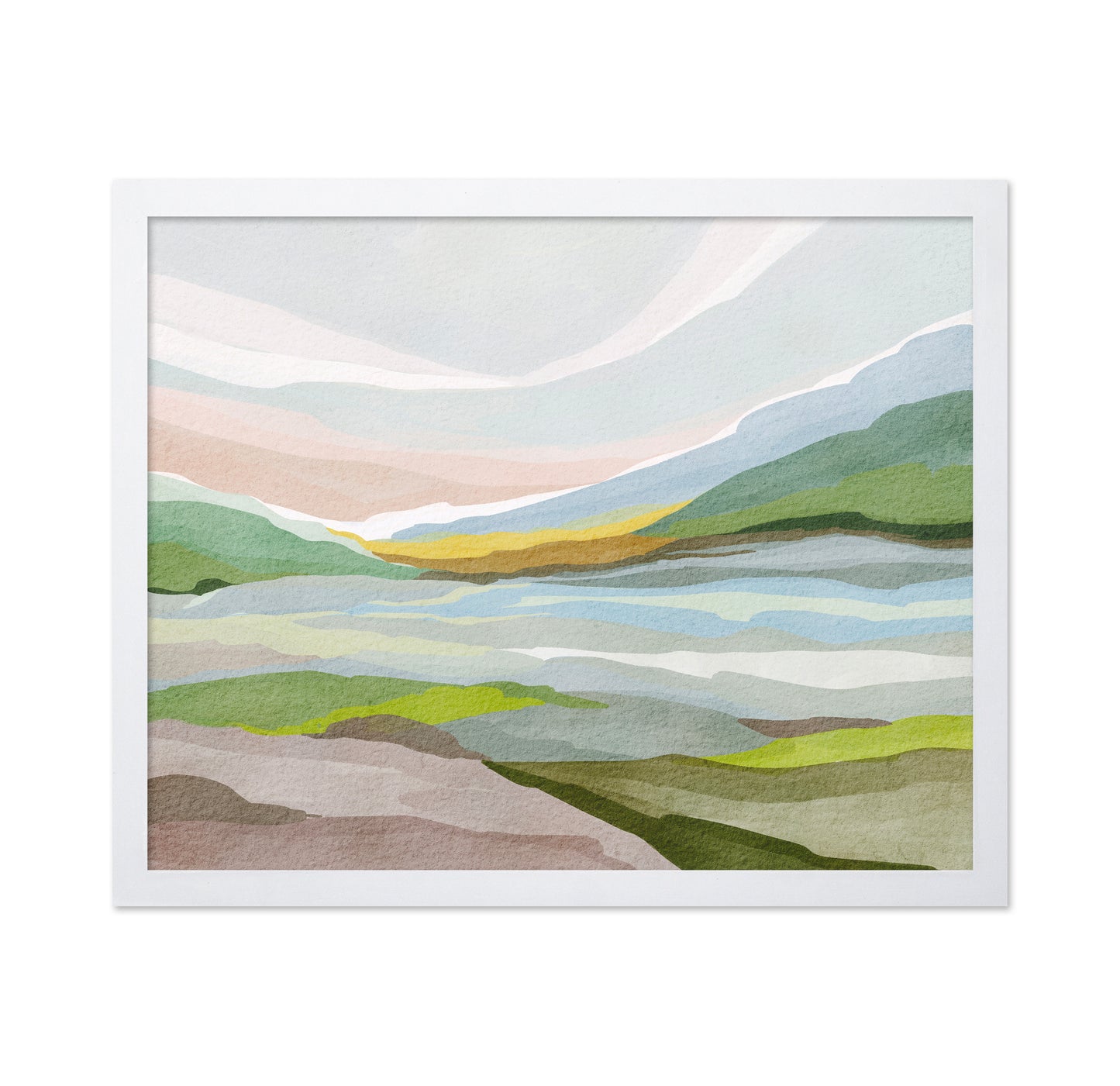 Layered Mountain Horizon