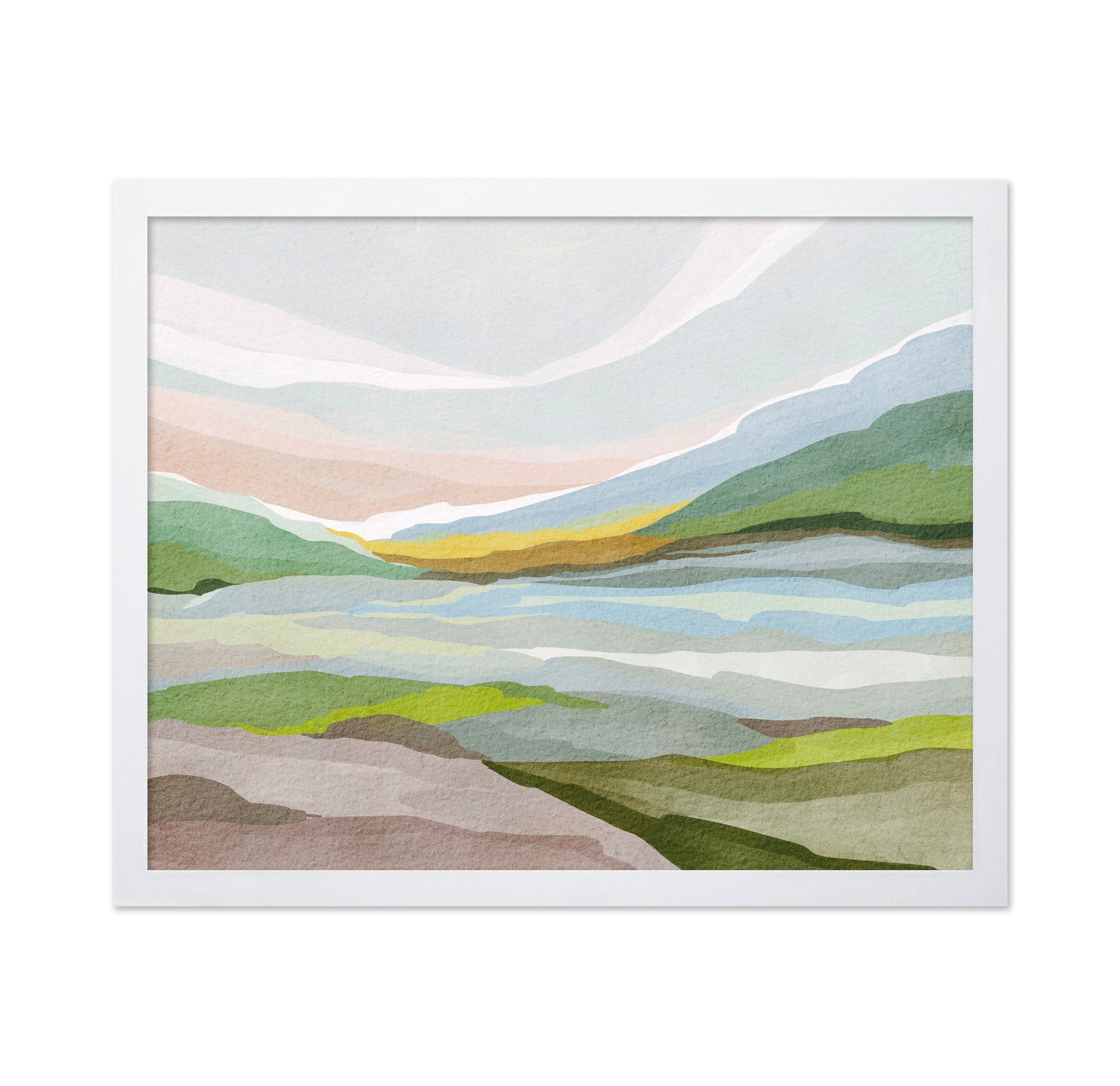 Layered Mountain Horizon