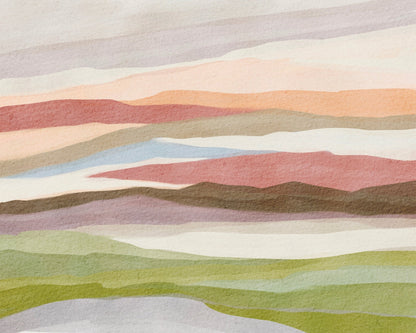 Layered Color Hills