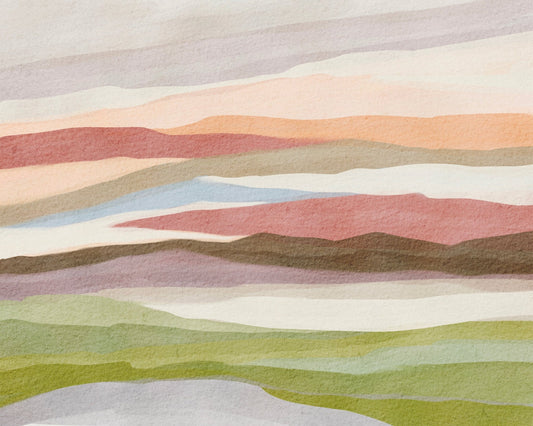 Layered Color Hills