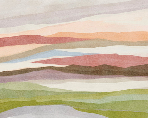 Layered Color Hills