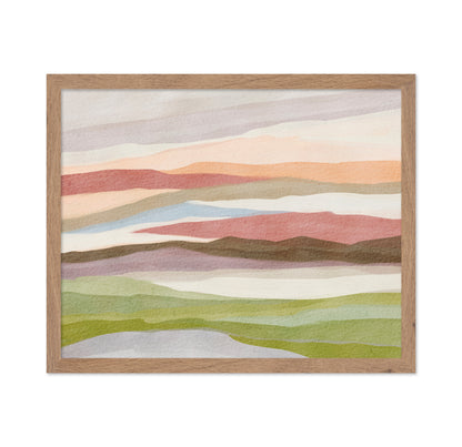 Layered Color Hills