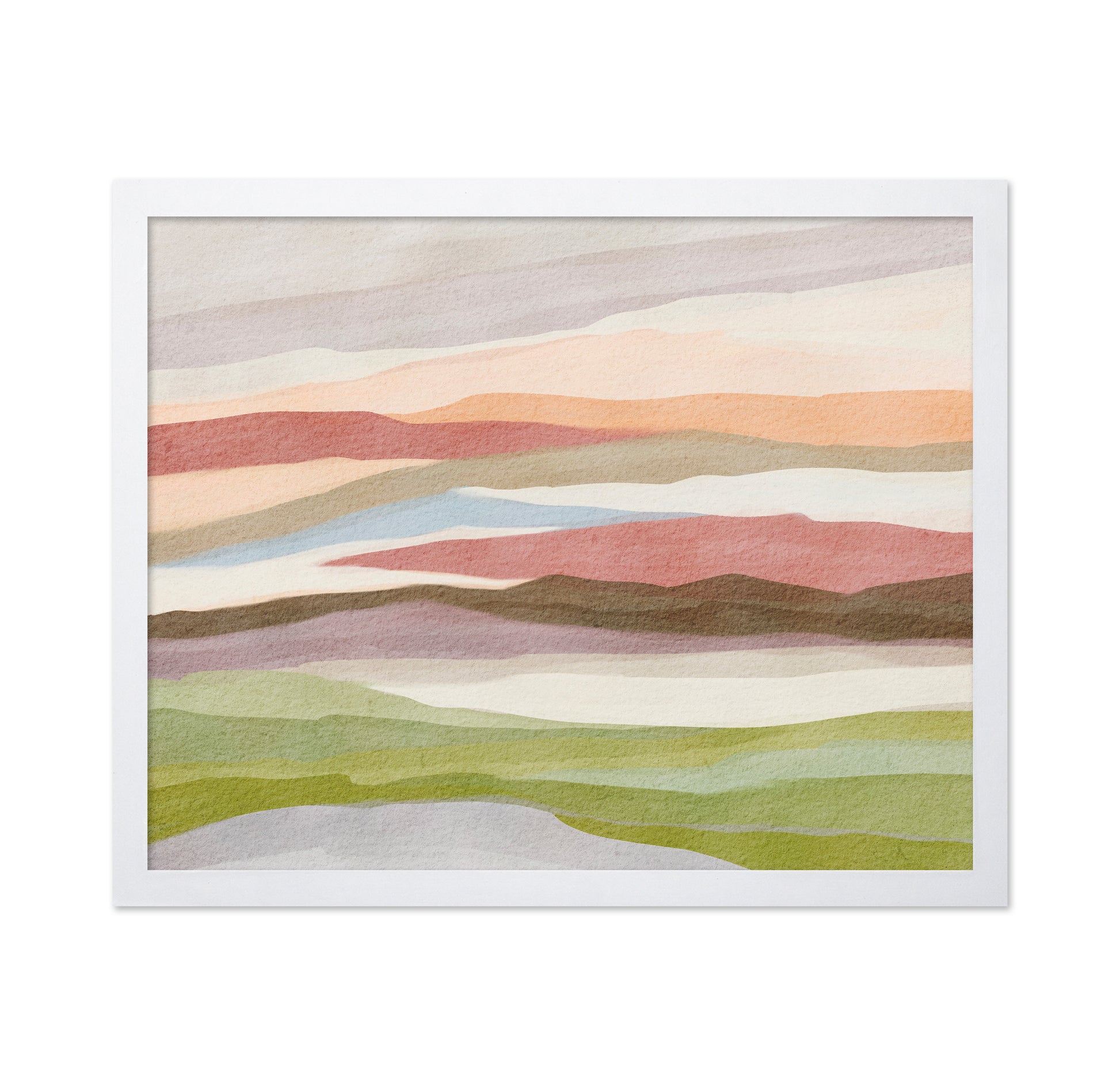Layered Color Hills