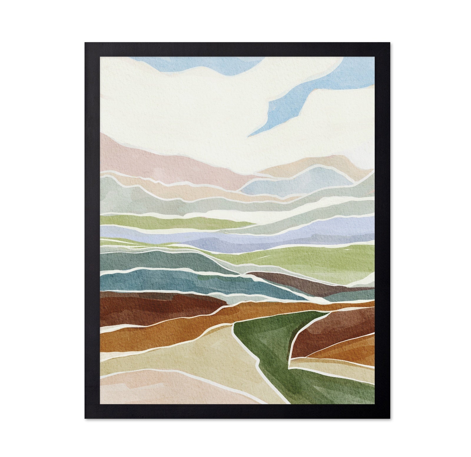 Pastel Valley Layers