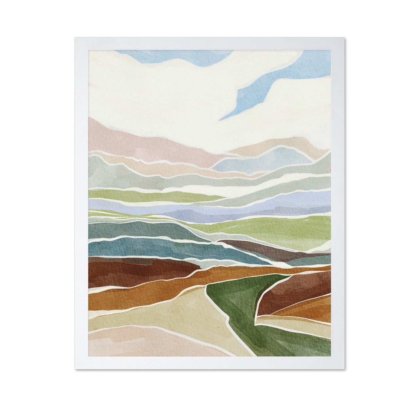 Pastel Valley Layers