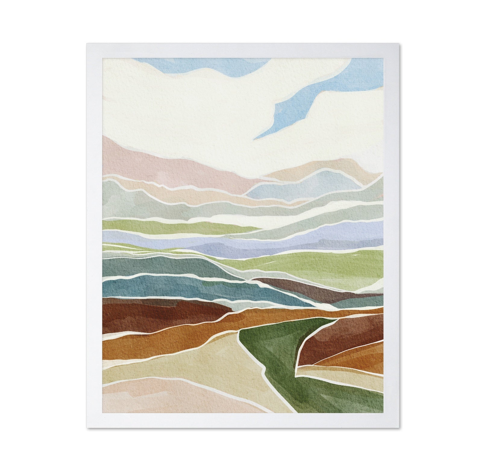 Pastel Valley Layers