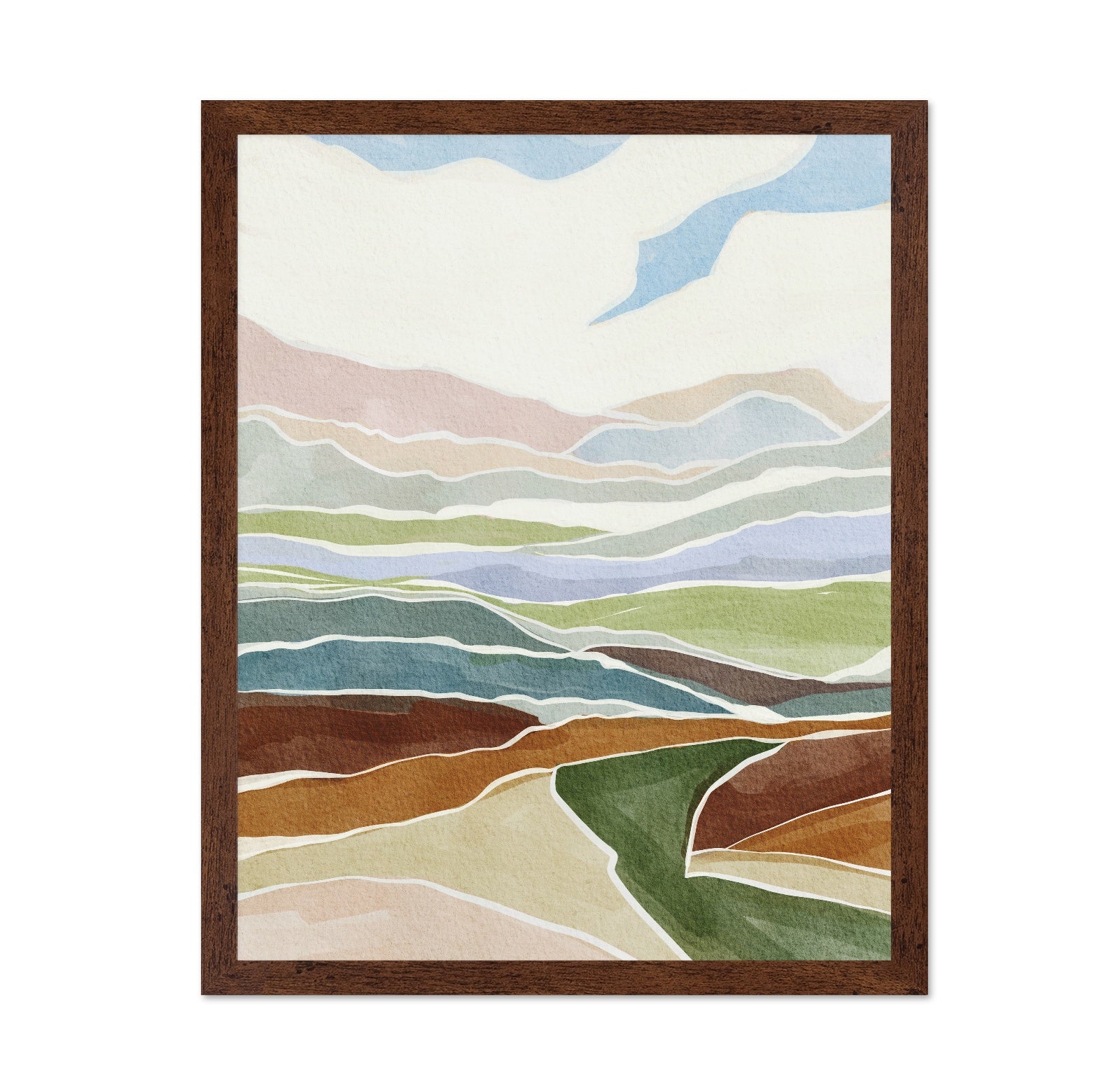 Pastel Valley Layers