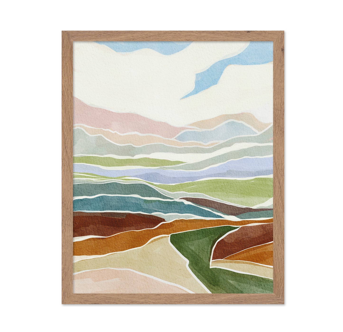 Pastel Valley Layers