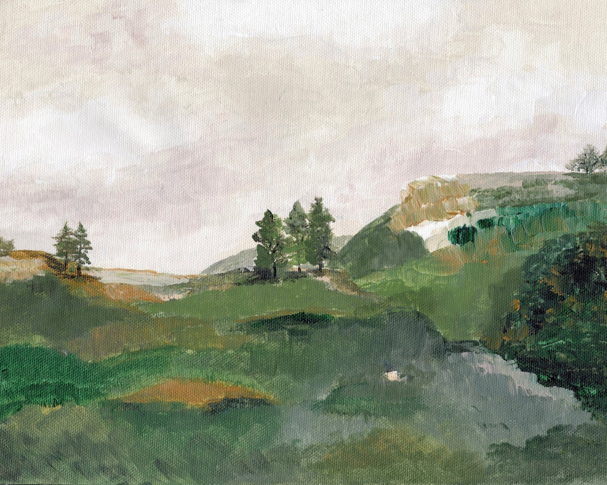 Countryside Window View