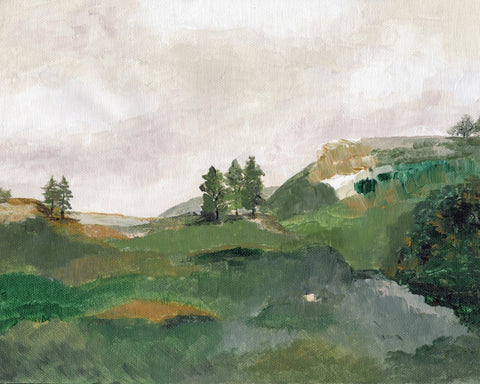 Countryside Window View