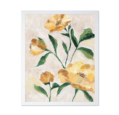 Golden Camellia Blooms