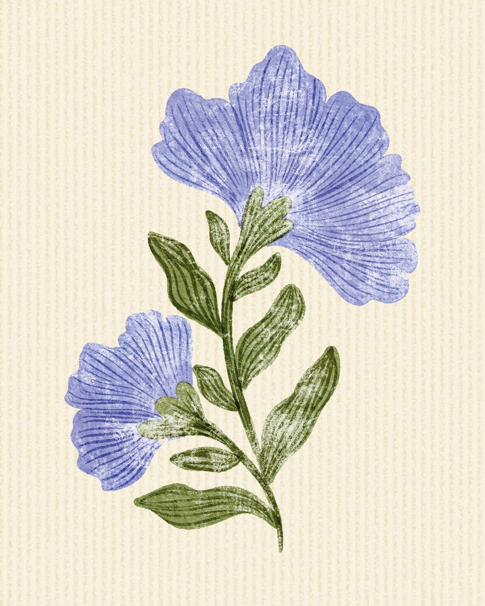 Vintage Blue Blossom