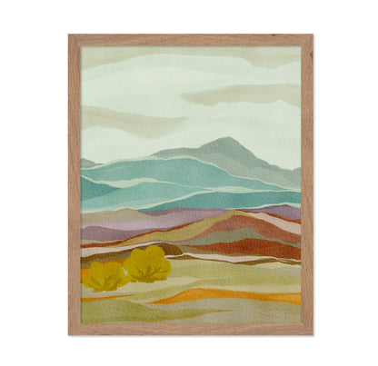Pastel Mountain Layers