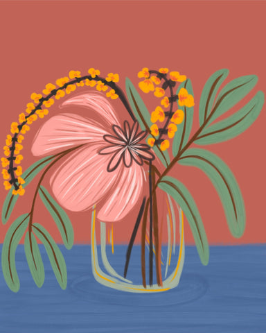 Modern Floral Vase No1