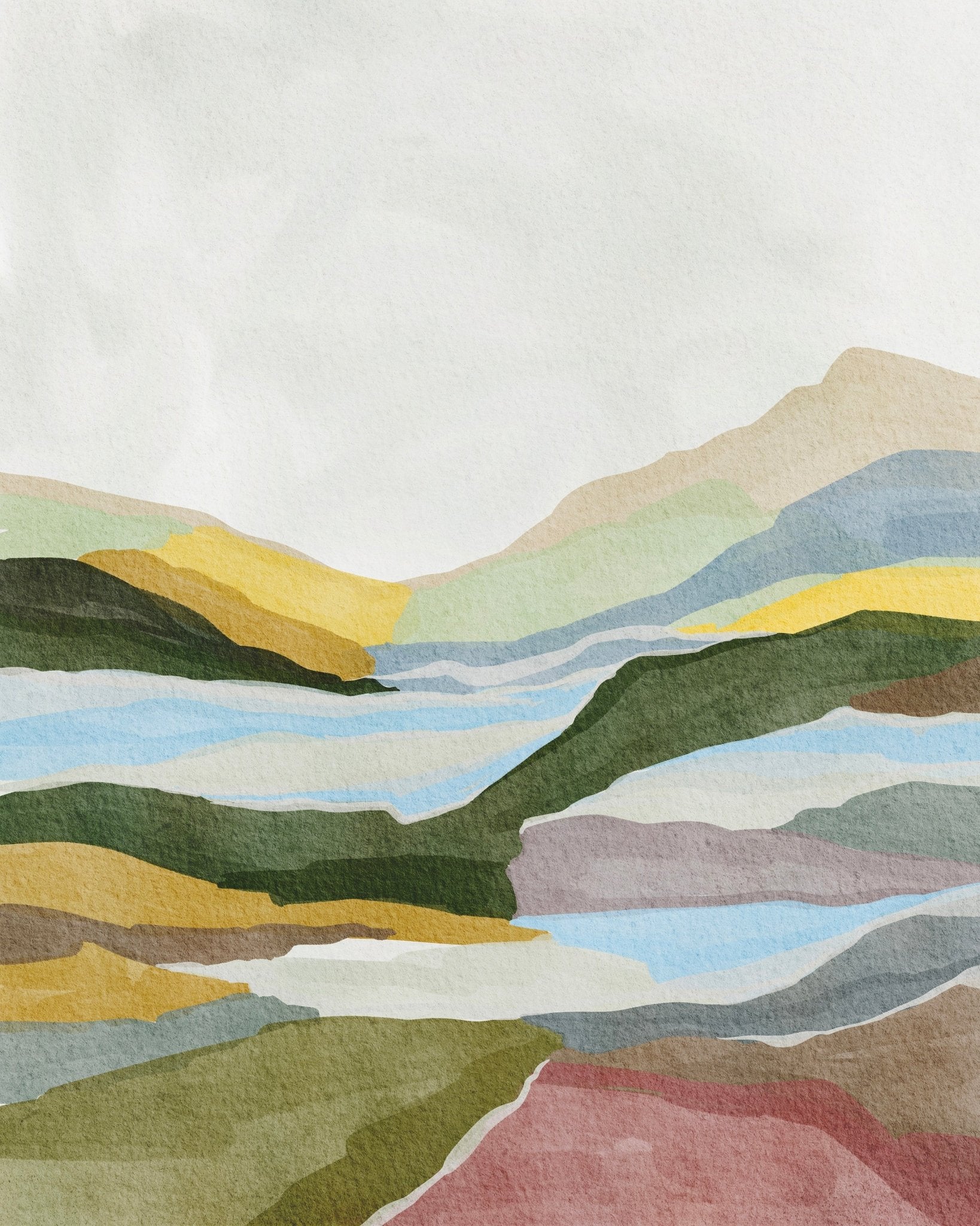 Layered Valley View No2