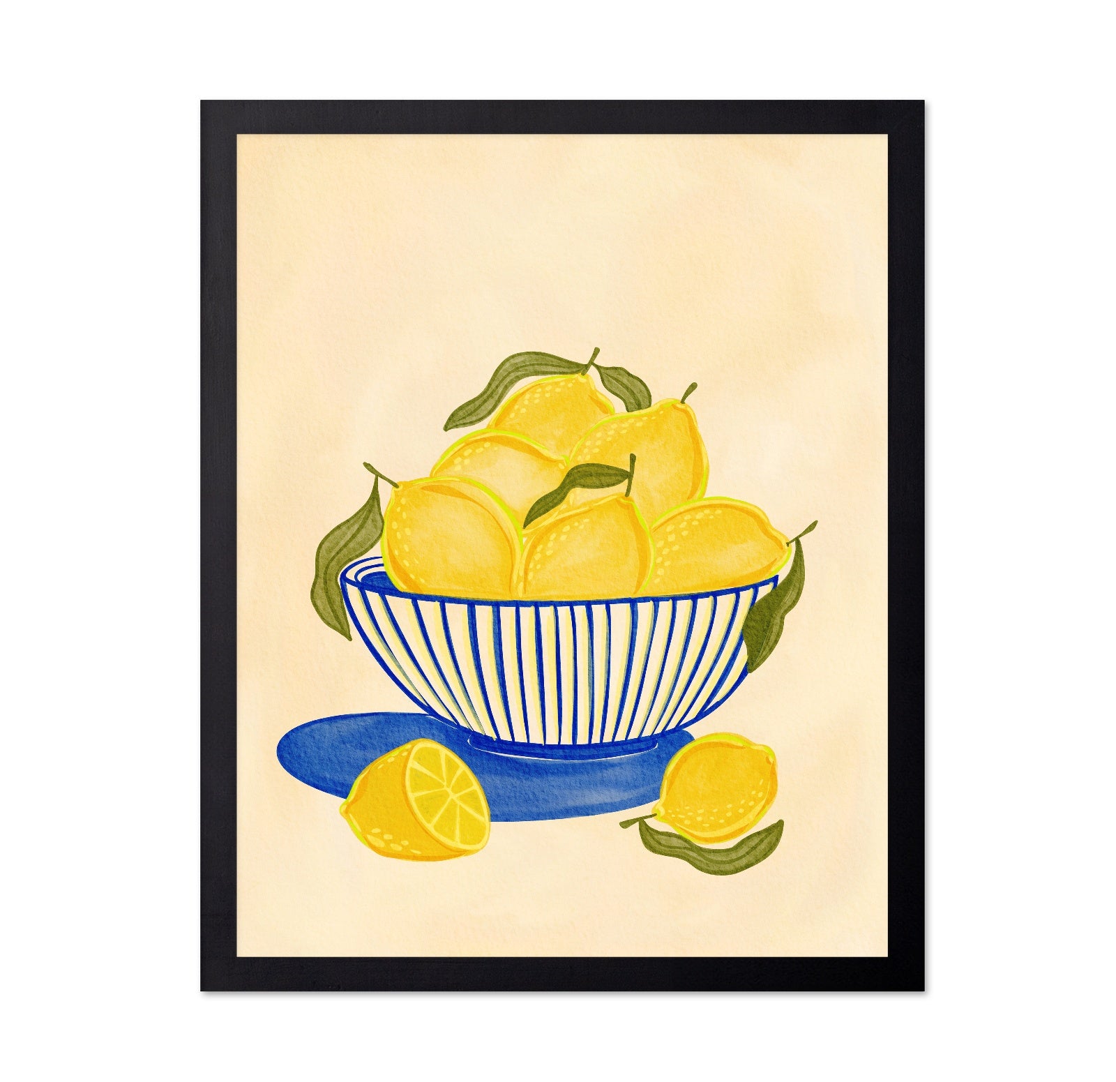 Lemon Bowl Still Life No2