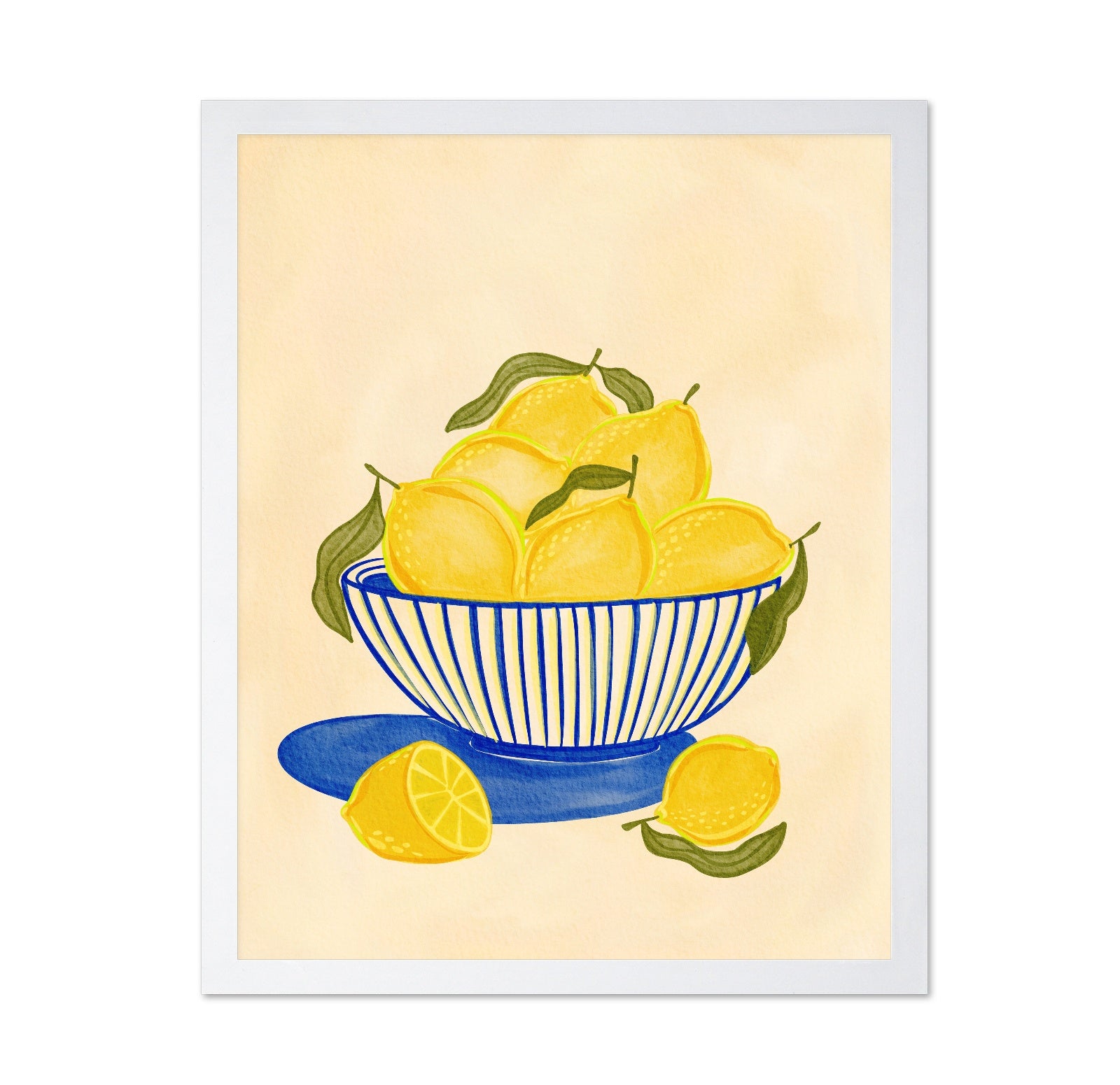 Lemon Bowl Still Life No2