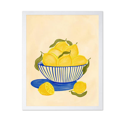Lemon Bowl Still Life No2