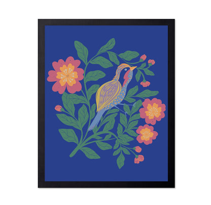Floral Bird Charm