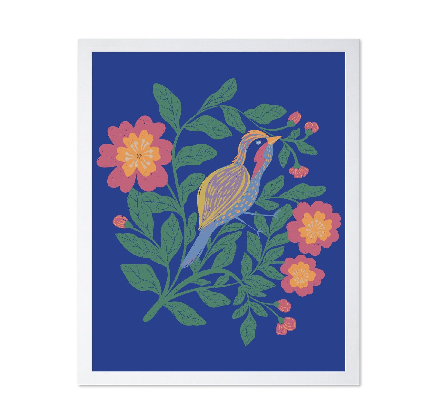 Floral Bird Charm