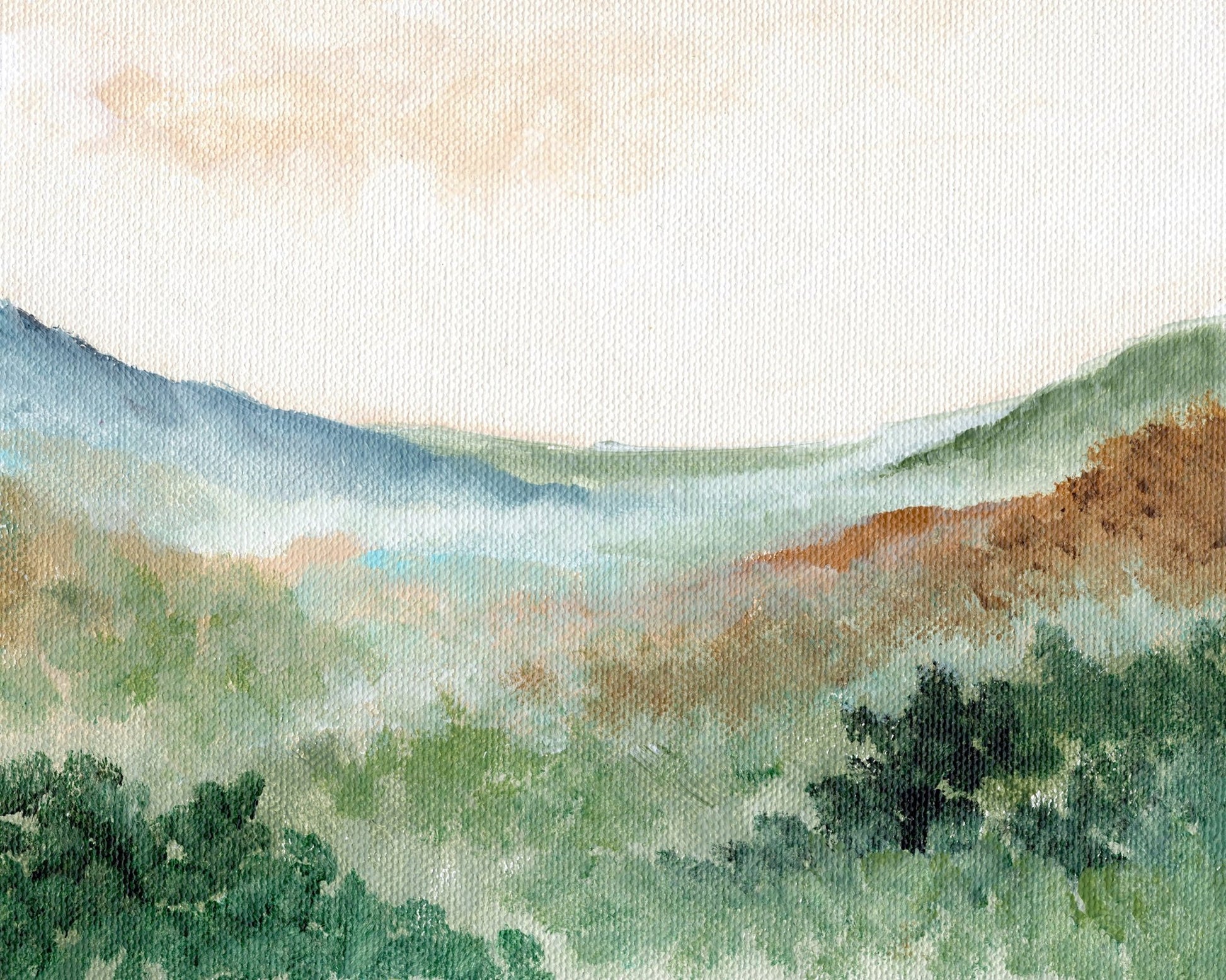 Misty Green Hills