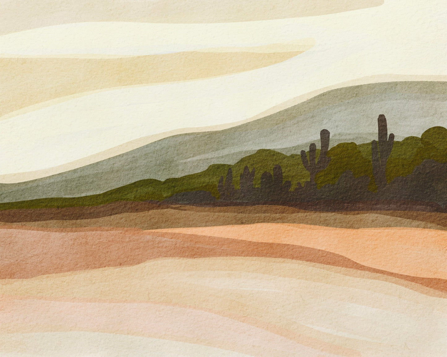 Desert Cactus Horizon
