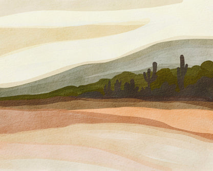 Desert Cactus Horizon