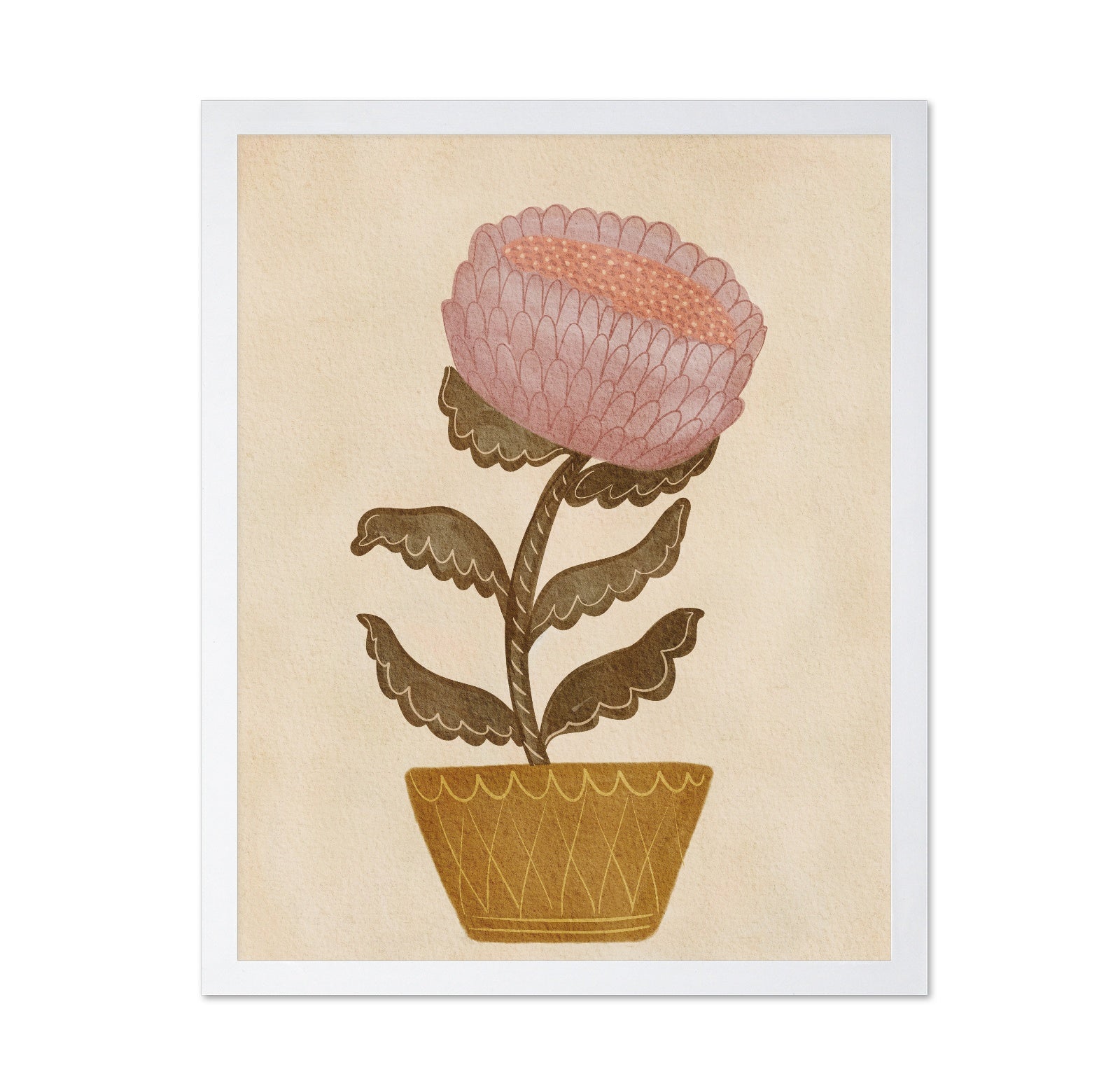 Folk Bloom Pot