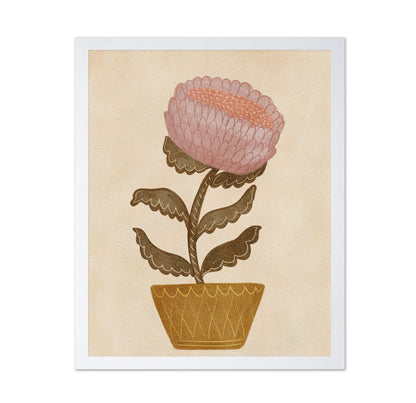 Folk Bloom Pot