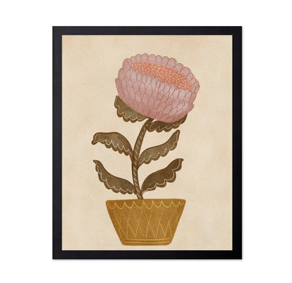 Folk Bloom Pot