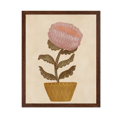 Folk Bloom Pot