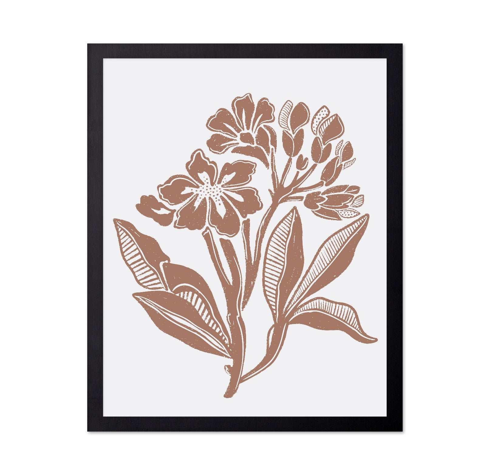 Rustic Floral Sketch No1