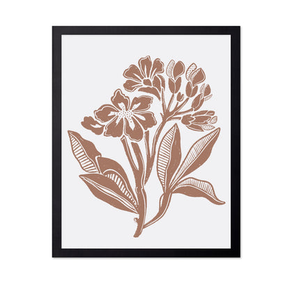 Rustic Floral Sketch No1