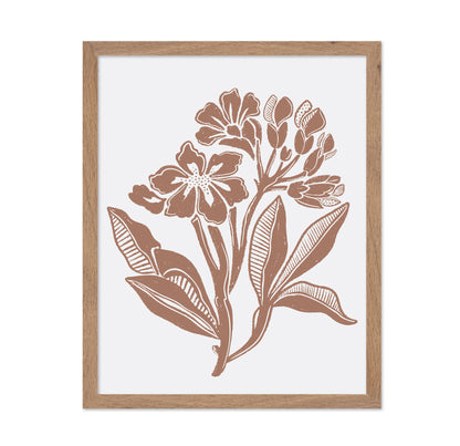 Rustic Floral Sketch No1