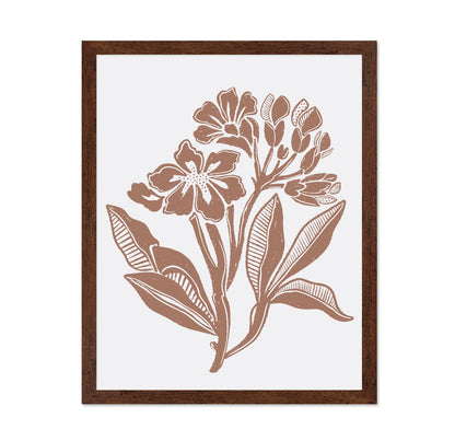 Rustic Floral Sketch No1