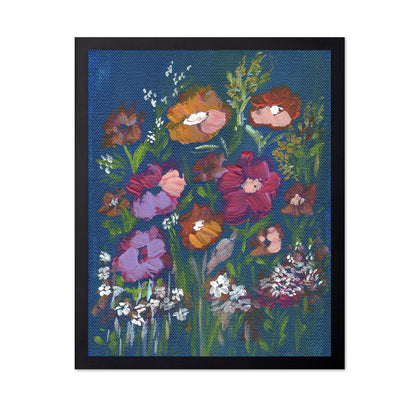 Midnight Floral Garden