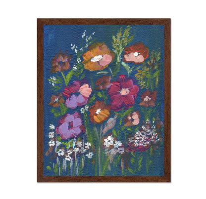 Midnight Floral Garden