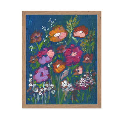 Midnight Floral Garden