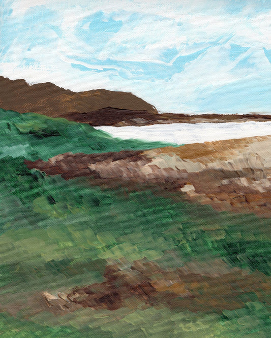 Green Coastal Hills