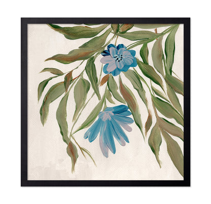 Blue Floral Branch