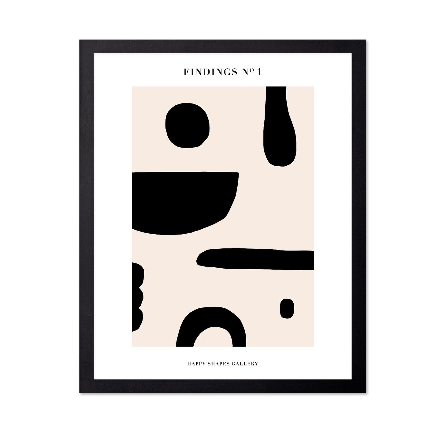Minimal Black Shapes