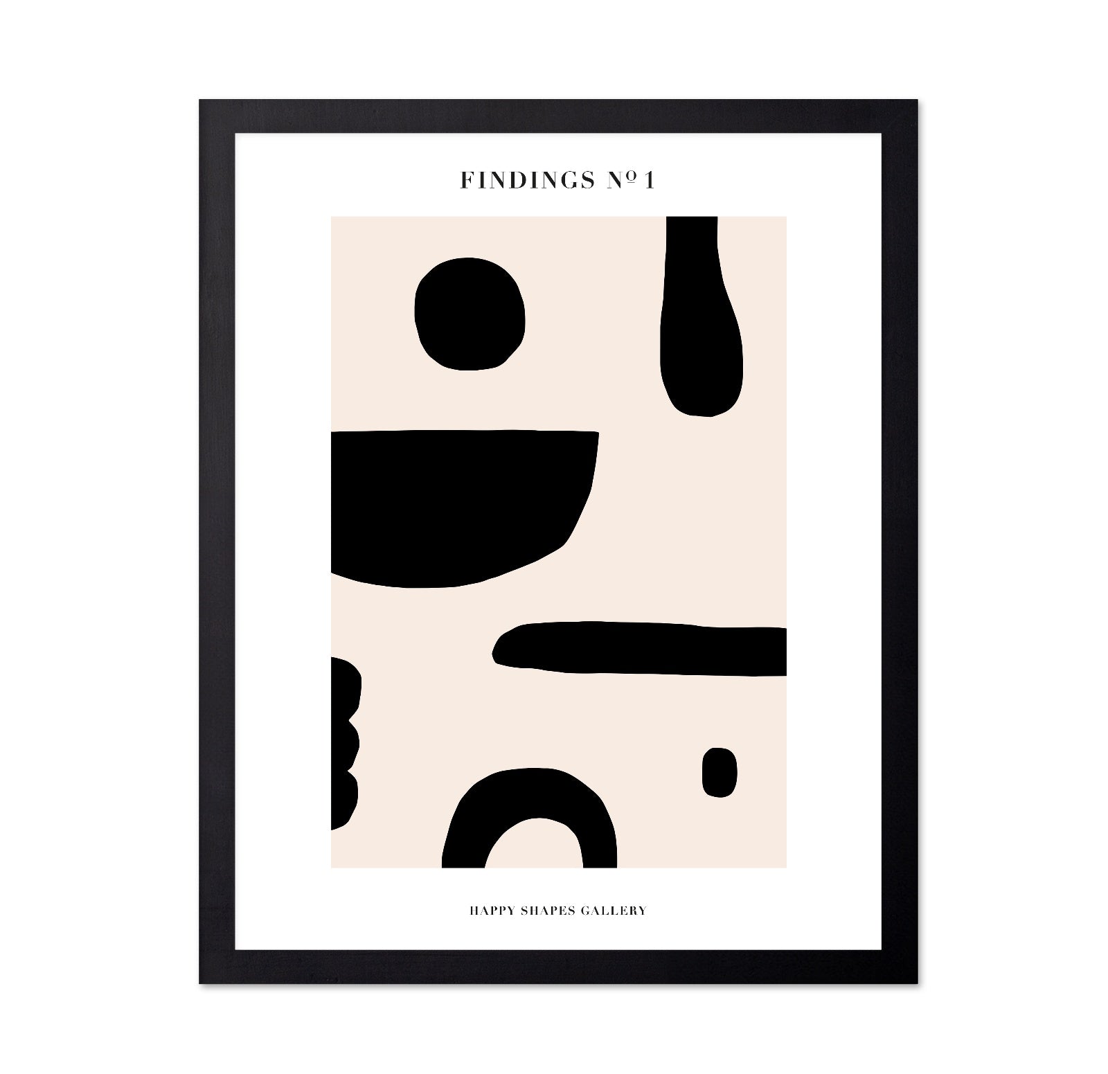 Minimal Black Shapes