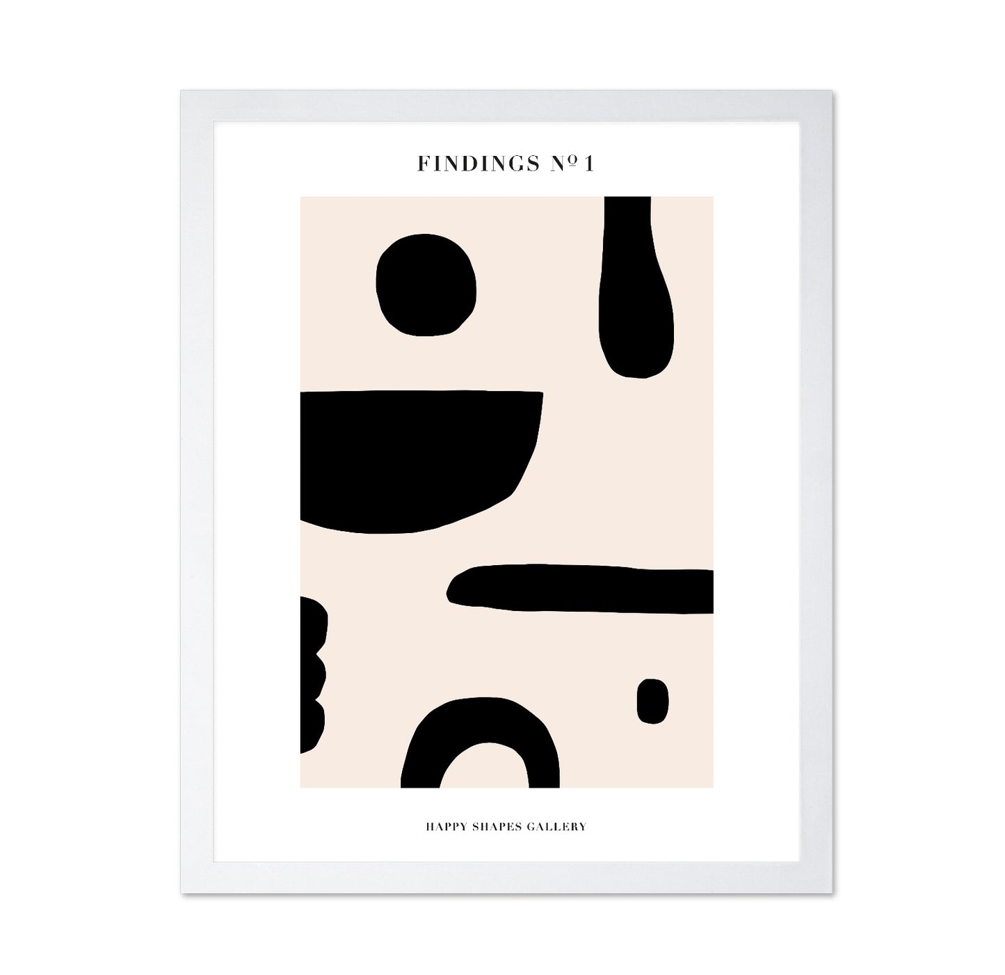 Minimal Black Shapes