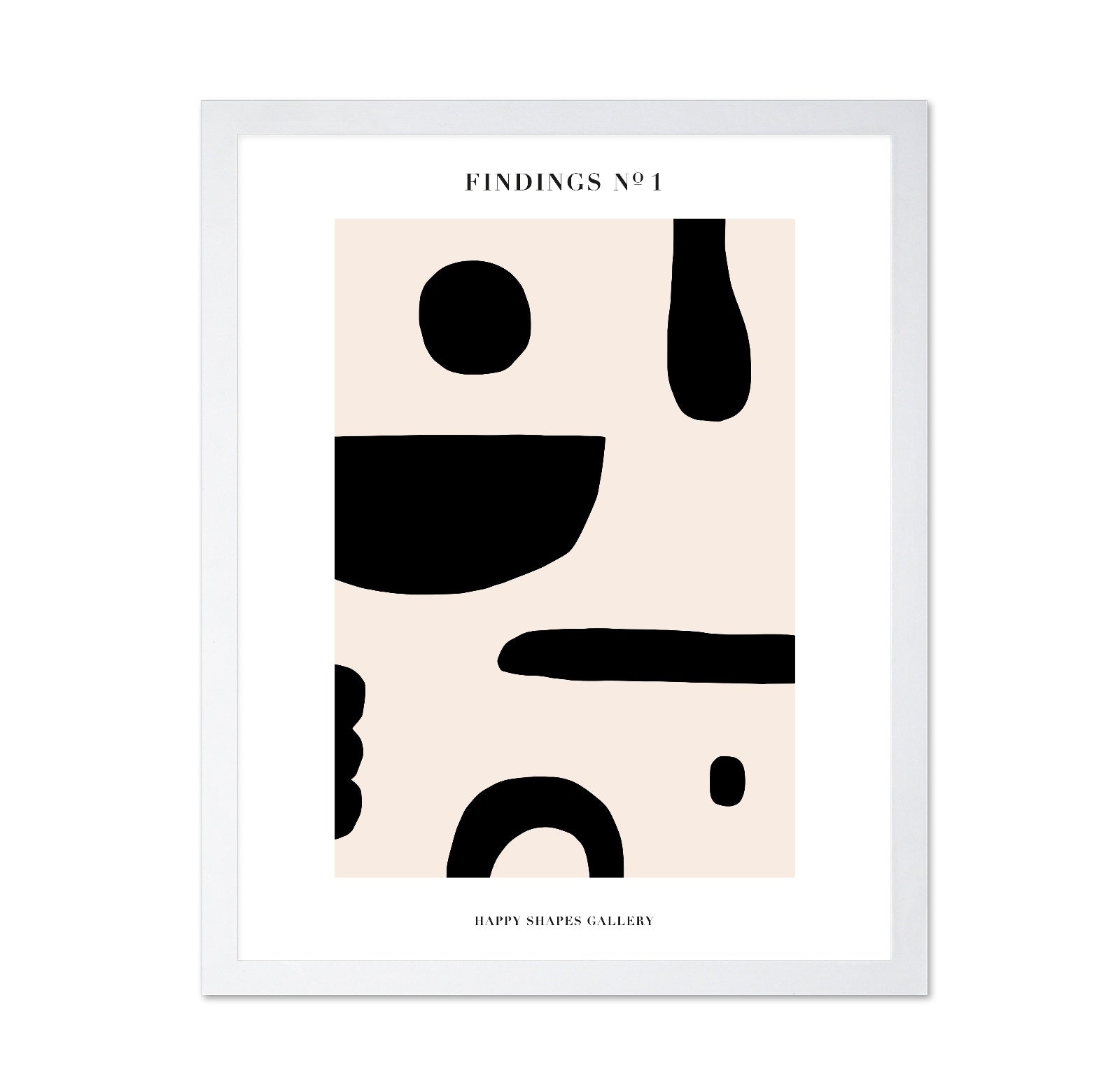 Minimal Black Shapes