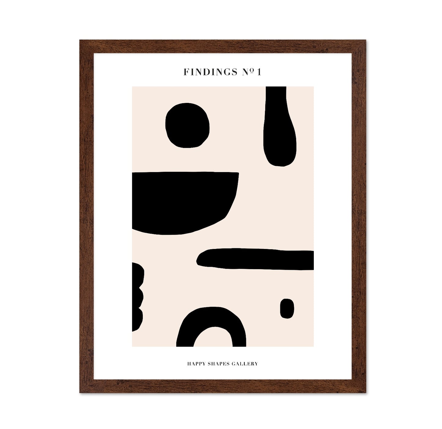Minimal Black Shapes