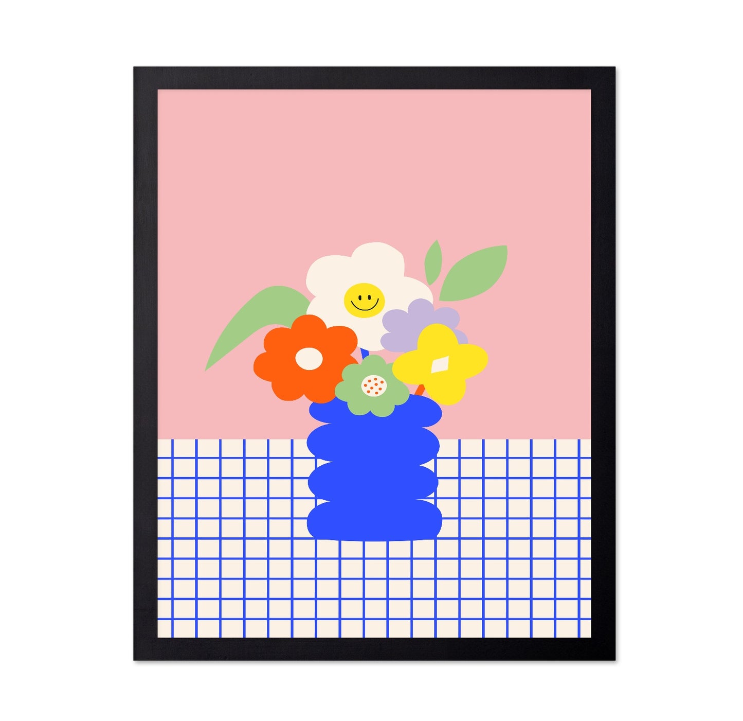 Smiley Flower Vase