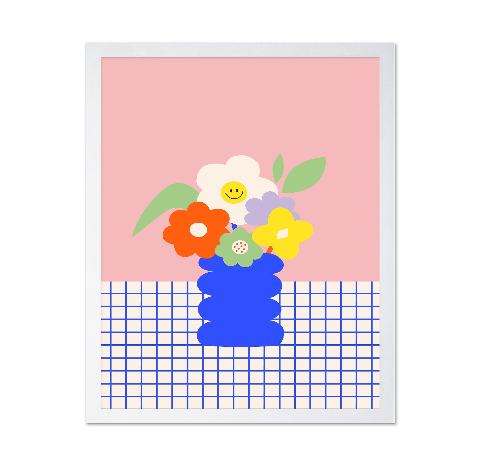Smiley Flower Vase