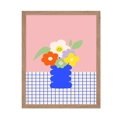 Smiley Flower Vase
